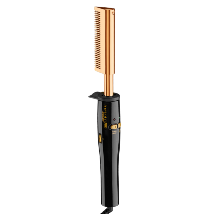 Gold-Plated Straightening Comb