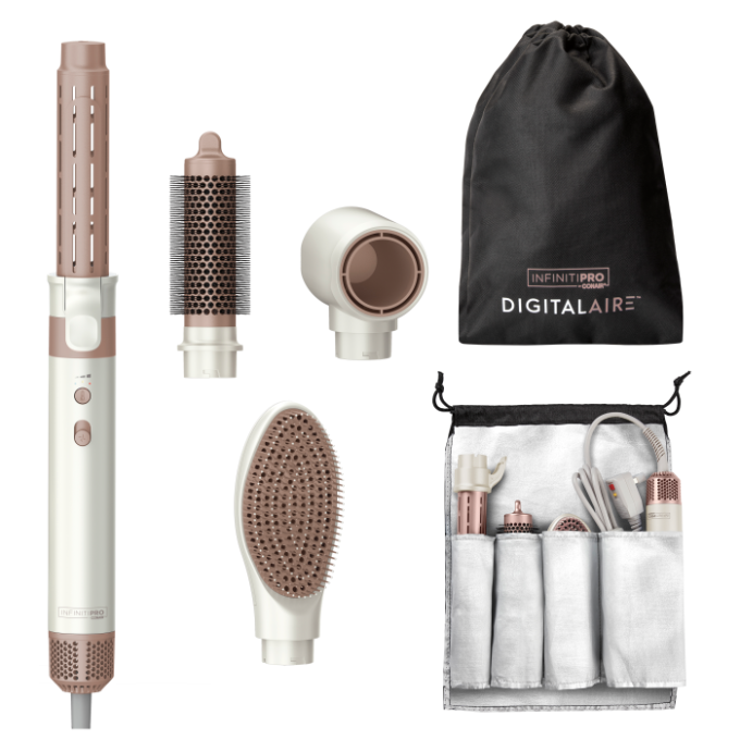 DigitalAIRE® Styling Wand with Multiple Attachments & Storage Bag