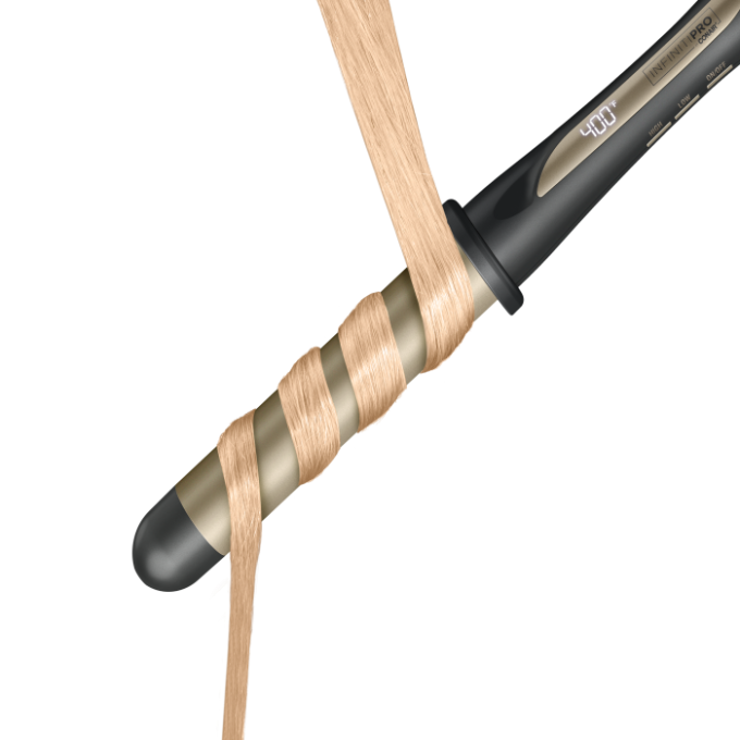 Digital Ceramic Series 1¼" Tourmaline Ceramic Clip/Clipless Curling Wand