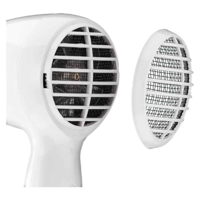 Wall-Mount Hair Dryer with LED Night Light