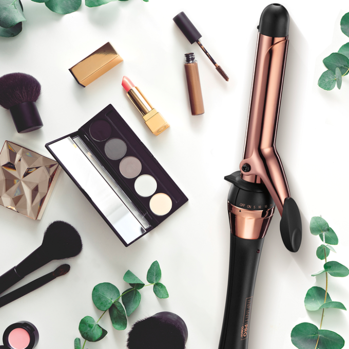 Rose Gold Titanium 1-inch Curling Iron